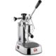 La Pavoni Europiccola Lusso Espressomaskin, 0,8 liter, Rustfritt stål med trehåndtak LPLELQ01EU 