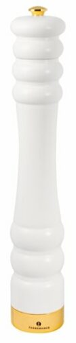 Pepperkvern matt hvit/gull 35 cm