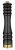 Pepperkvern matt svart/gull 25 cm