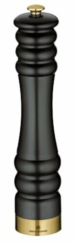 Pepperkvern matt svart/gull 25 cm