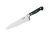 Pluton Kokkekniv stål/svart 20cm