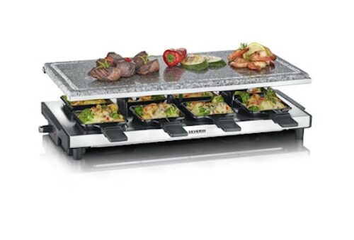 Raclettegrill Hel Naturstein 8 panner