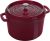 Rund gryte 24 cm 4,8 liter Bordeaux