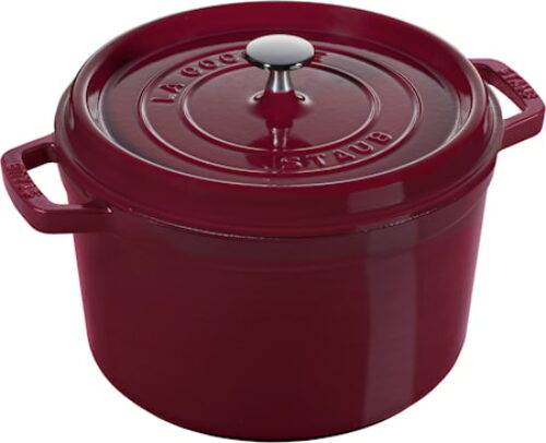Rund gryte 24 cm 4,8 liter Bordeaux