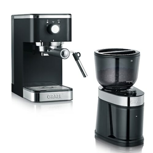 Salita Manuell Espressomaskin og Kaffekvern Sett