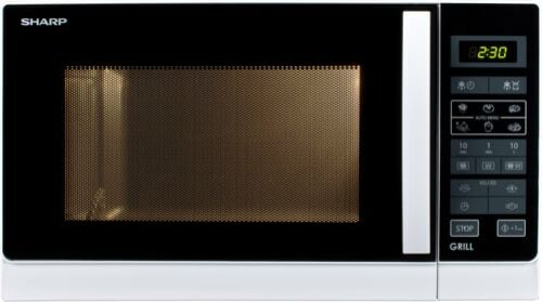 Sharp R-742ww Grill Funktion Mikroovner – Hvit