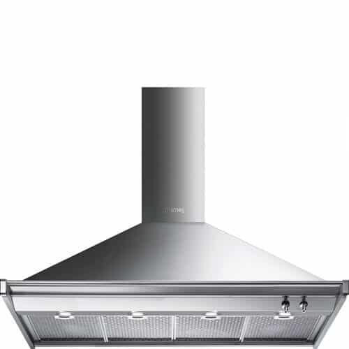 Smeg Kd120hxe Vegghengt ventilator – Rustfritt Stål