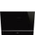 Smeg Kv28n Vegghengt ventilator – Svart/glass