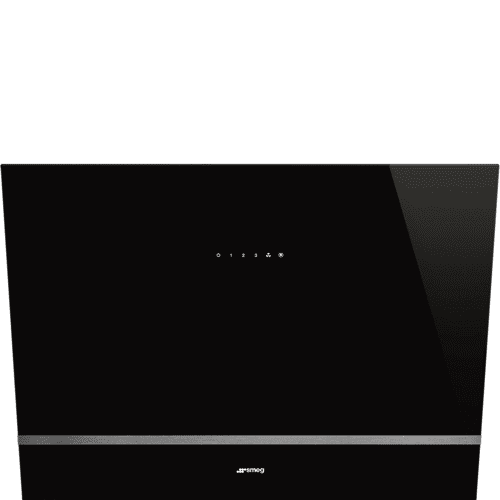 Smeg Kv28n Vegghengt ventilator – Svart/glass