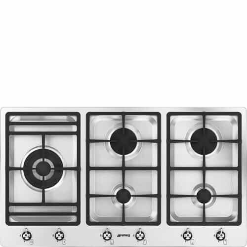 Smeg Ps906-5 Gasstopp – Rustfritt Stål