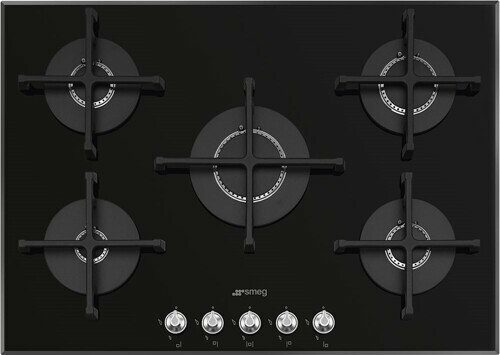 Smeg Pv175n2 Gasstopp – Svart/glass