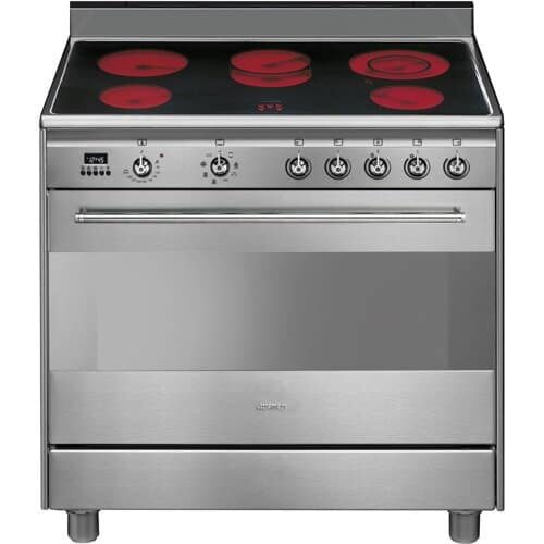 Smeg Scd91cmx9 Keramisk komfyr – Rustfritt Stål