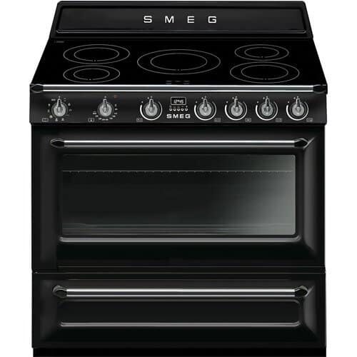 Smeg Tr90ibl9 Induksjonskomfyr – Svart