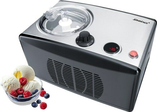 Steba Ic150 1.5l Approx.-35c Stainlesssteel/black Iskremmaskin – Rustfritt Stål