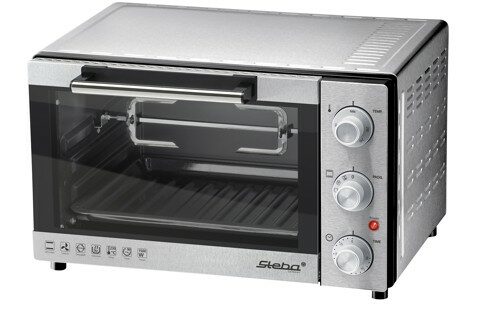 Steba Kb23eco Oven Steel 23l Silver 1400 Watt Miniovn – Sølv