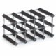 Traditional Wine Racks Vinstativ Påbygningsbart 12 flasker Black Ash