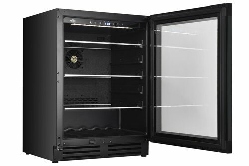 Witt Bc6082-1bg Kjøleskap – Svart/glass