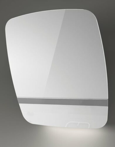 Witt Vision55 White -2 Vegghengt ventilator – Hvit/glass