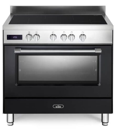 Witt Wic906bl Induksjonskomfyr – Svart/glass