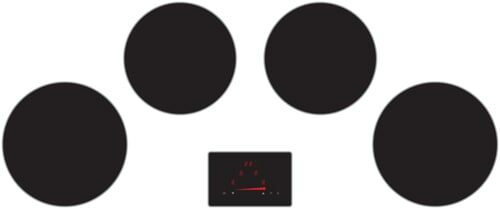 Witt Wis41 Hp-1 Multizones Sæt Induksjonstopp – Svart
