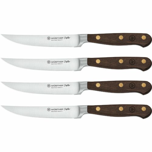 Wüsthof Crafter Steakkniver Smoked Oak 4 stk.